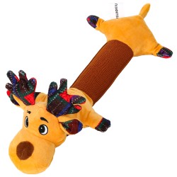 LIJSUIOXIU Plush Dog Toy - Elastic Band Elk